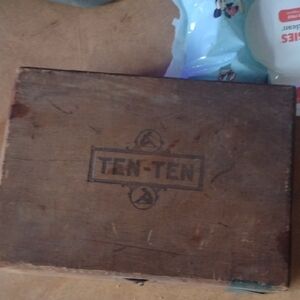Vintage Wooden Ten-Ten CigarBox